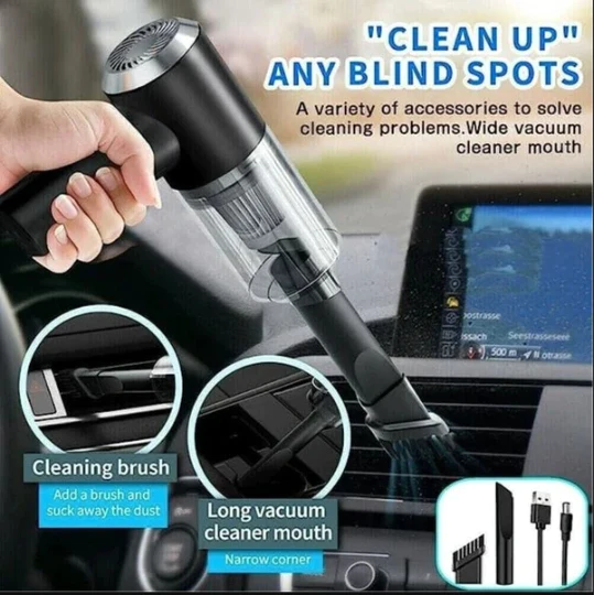 SmartMart® multifunctional 3 in 1 Mini Handheld Car Vacuum Cleaner SmartMart®