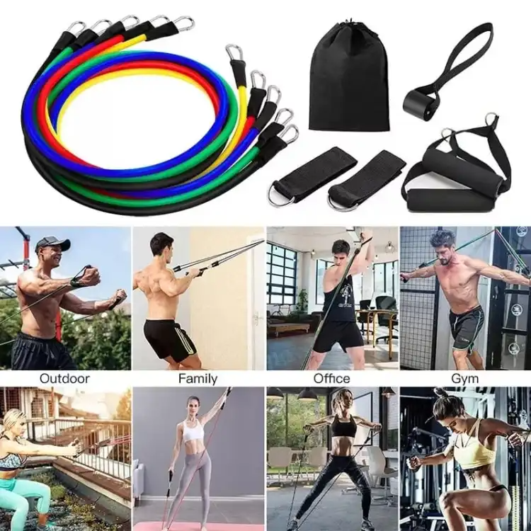 SmartMart® Power Exercise Resistance Band Set 5 In 1 SmartMart®